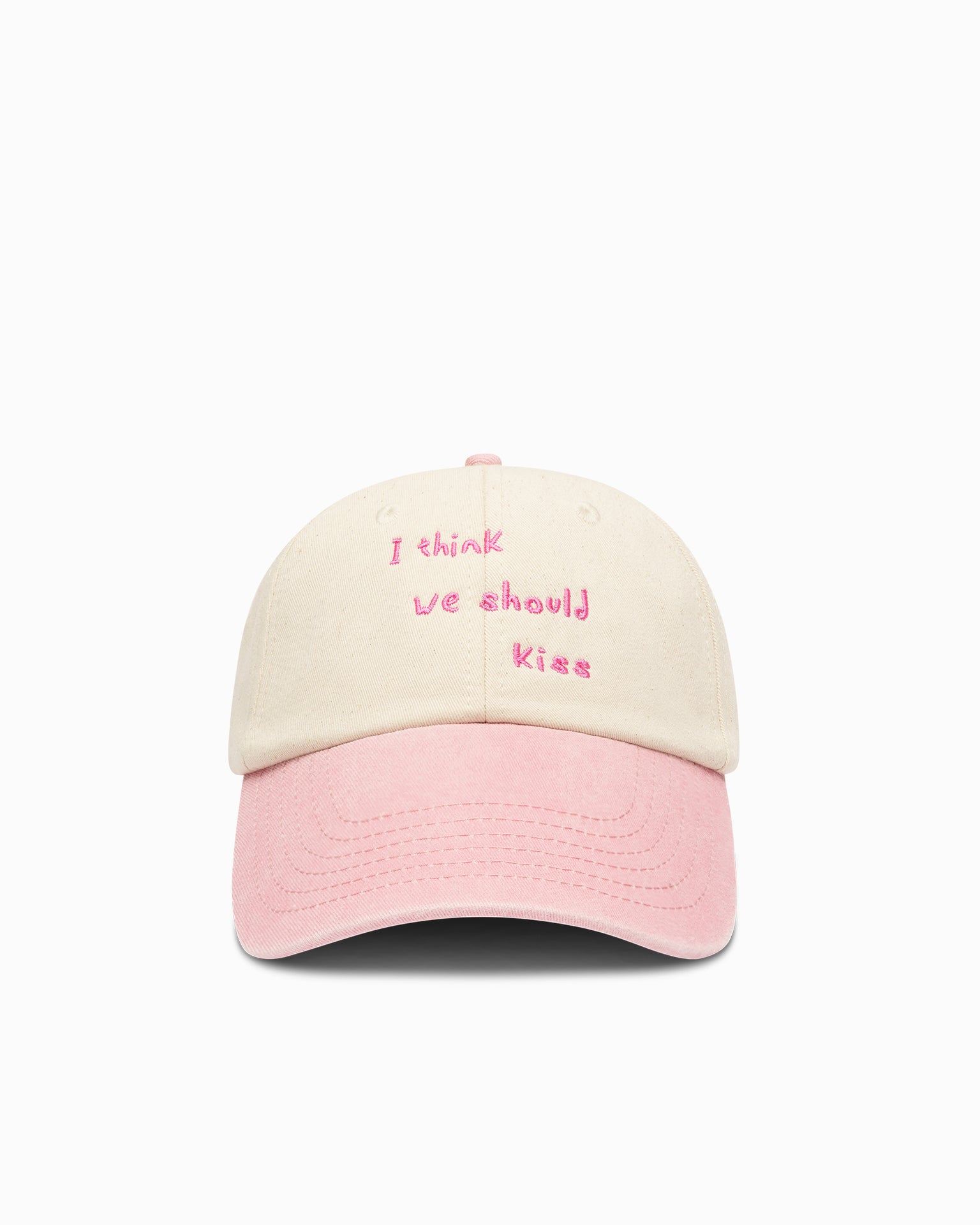 'We Should Kiss' Cap Pink