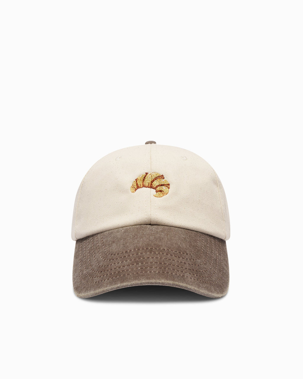 Croissant Canvas Cap Brown