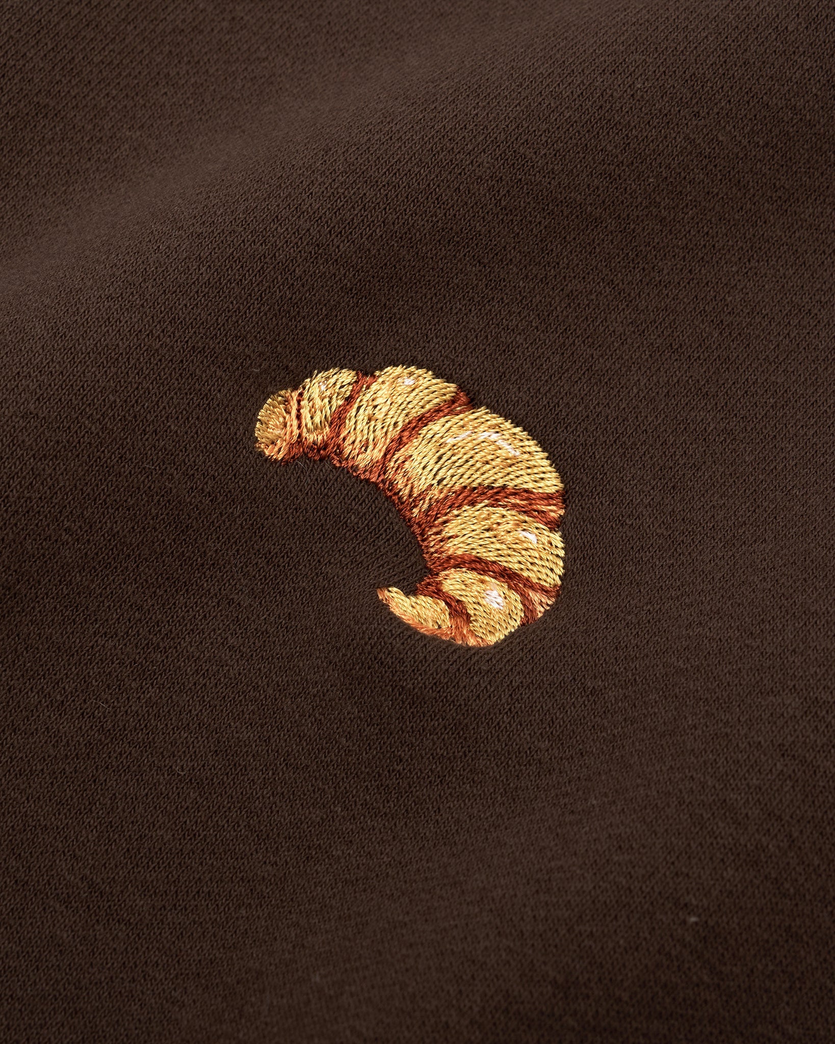 Croissant Soft Sweatshirt Brown
