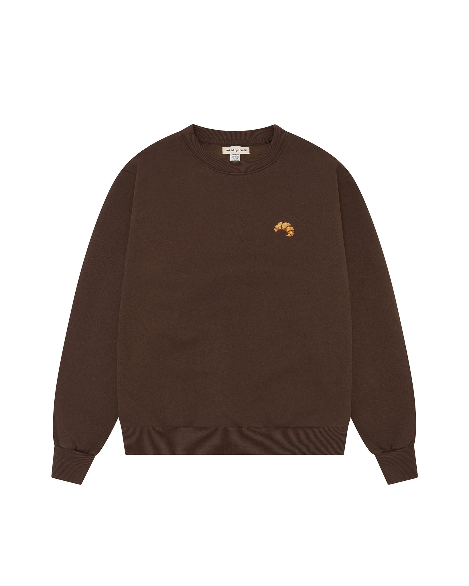 Croissant Soft Sweatshirt Brown