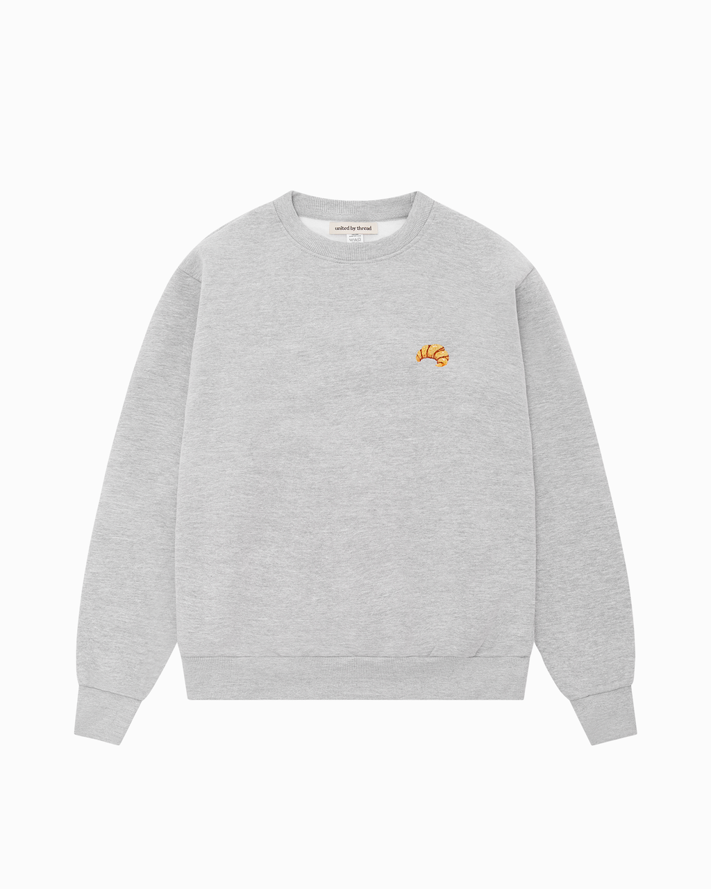 Croissant Soft Sweatshirt Heather Grey