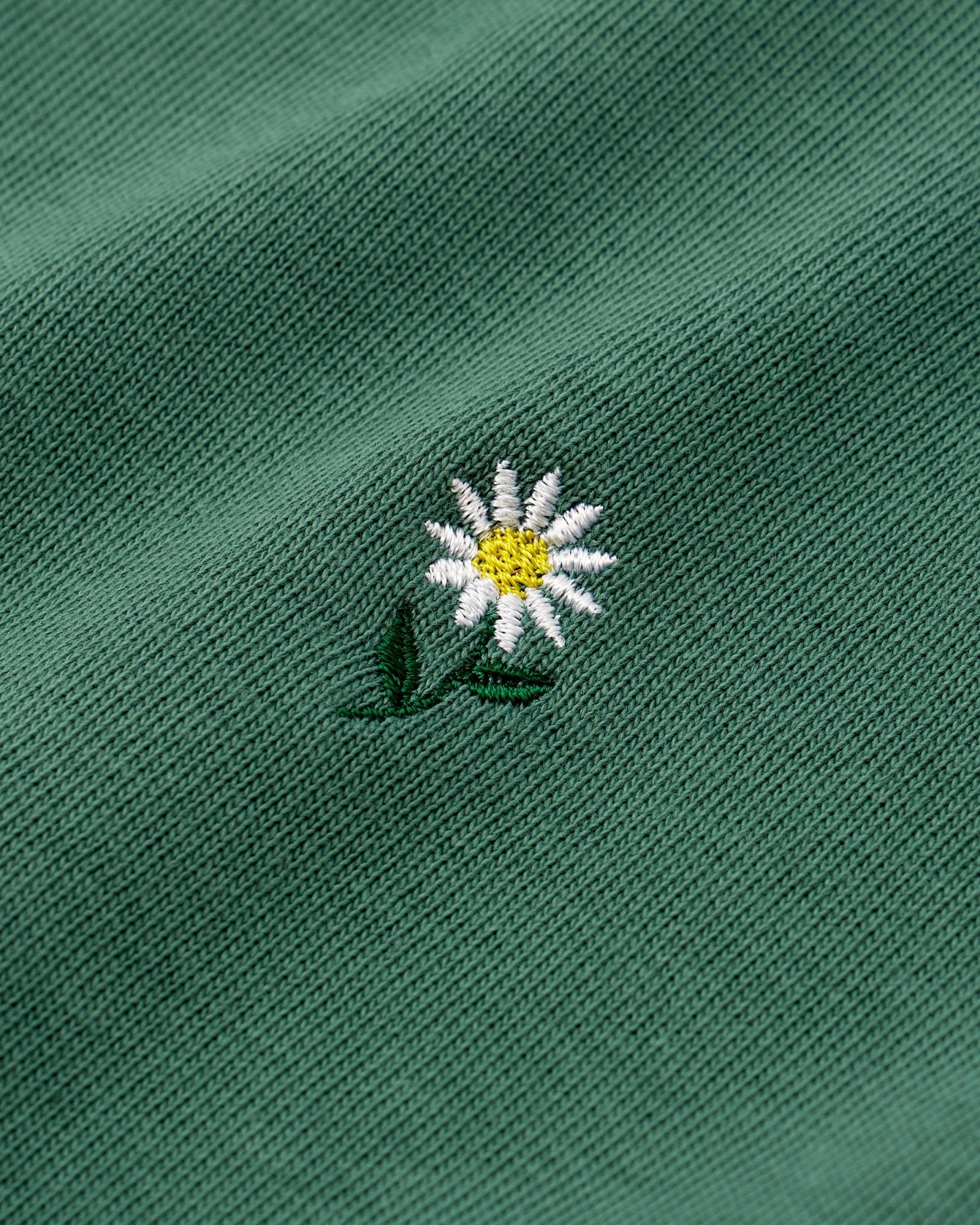 Daisy Cropped T-Shirt Green