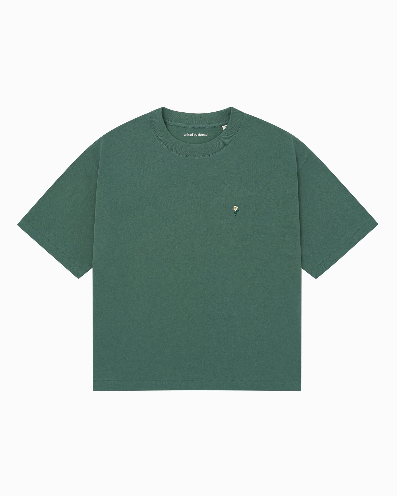 Daisy Cropped T-Shirt Green
