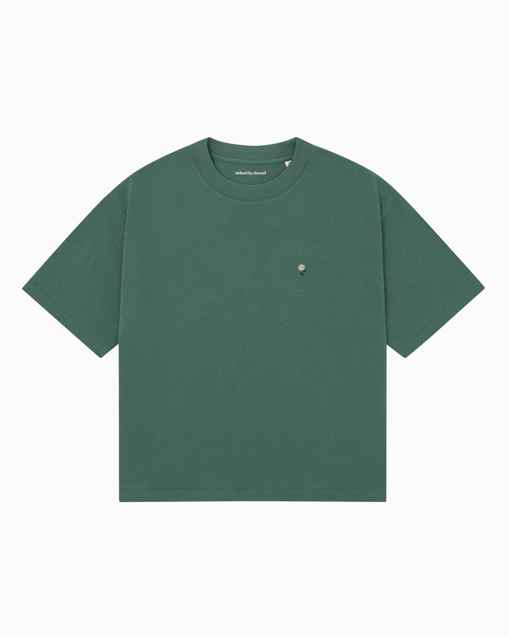 Daisy Cropped T-Shirt Green