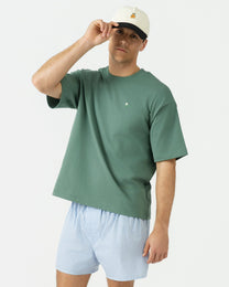 Daisy Cropped T-Shirt Green