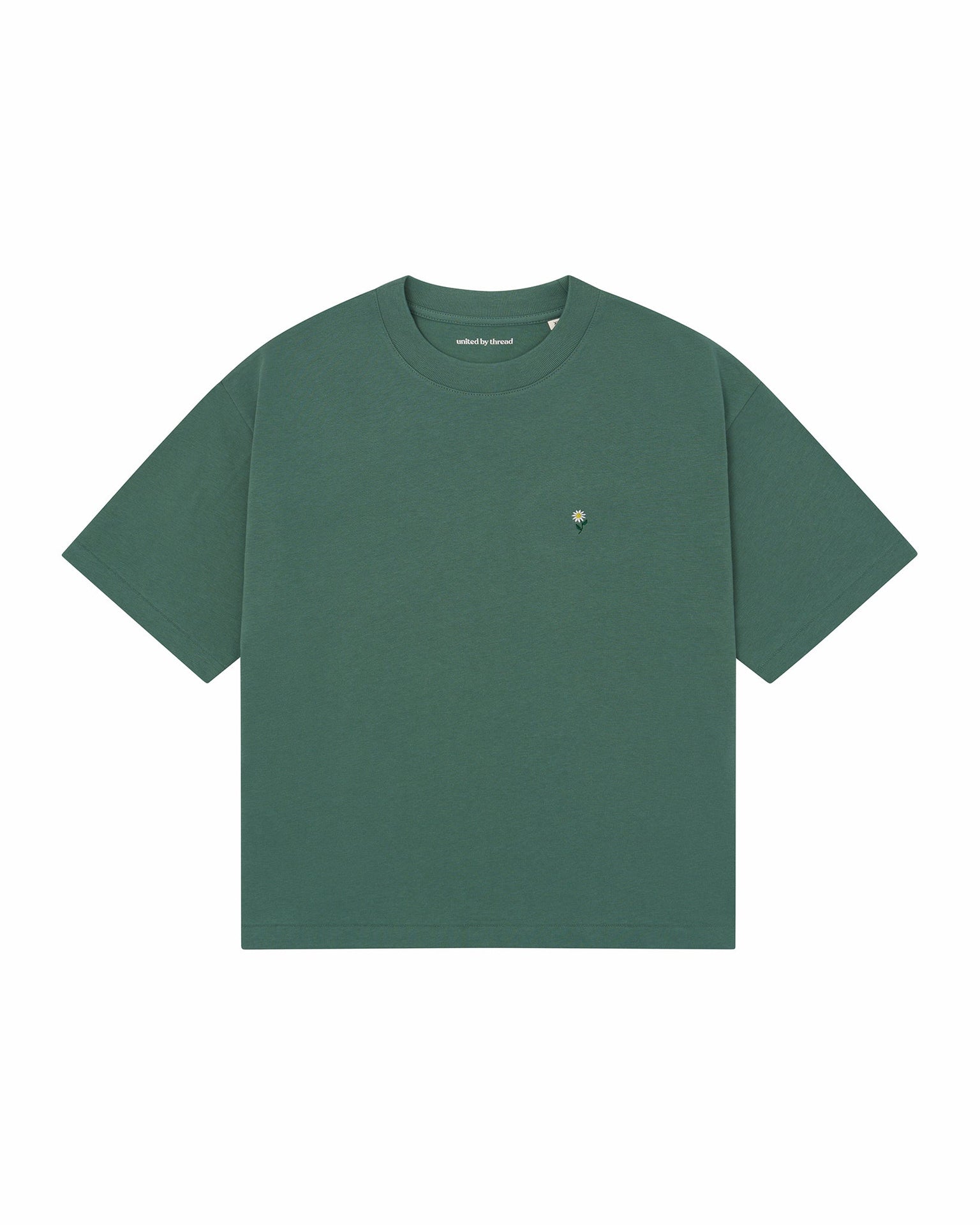 Daisy Cropped T-Shirt Green