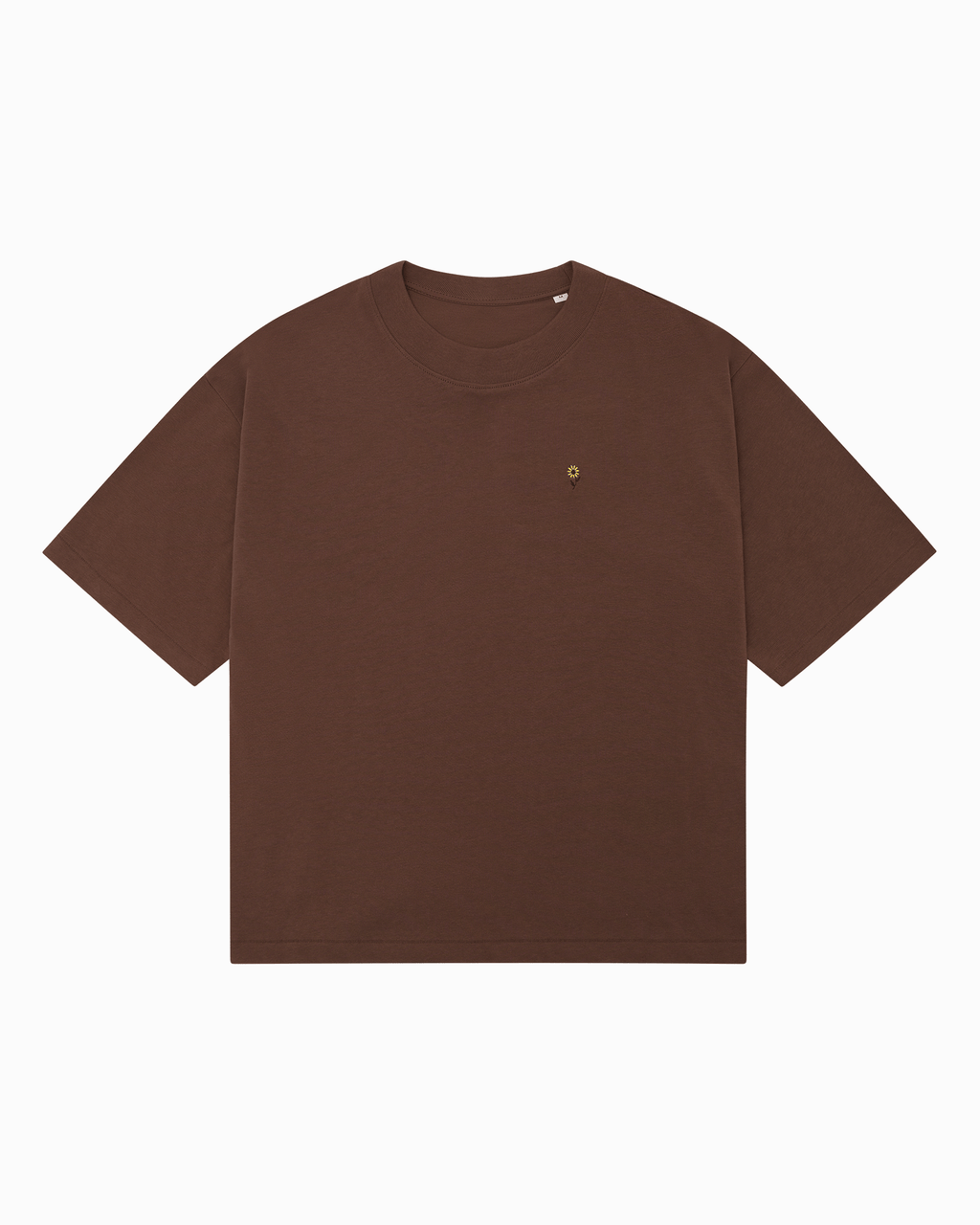 Sunflower Cropped T-Shirt Brown