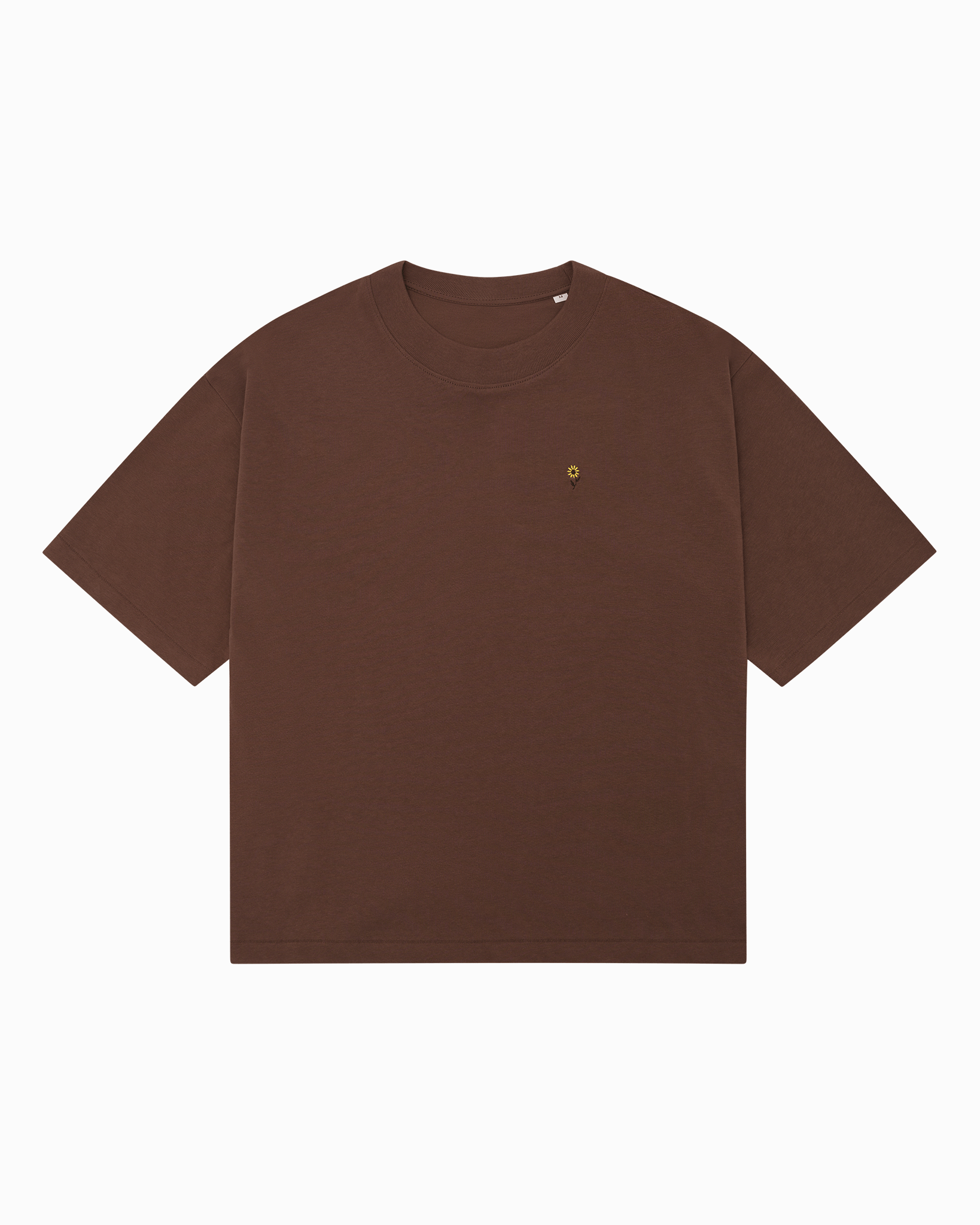 Sunflower Cropped T-Shirt Brown