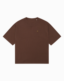 Sunflower Cropped T-Shirt Brown