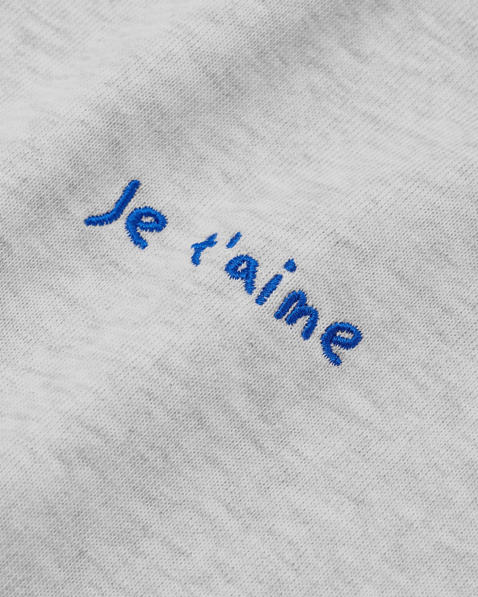 Je t'aime Cropped T-Shirt Heather