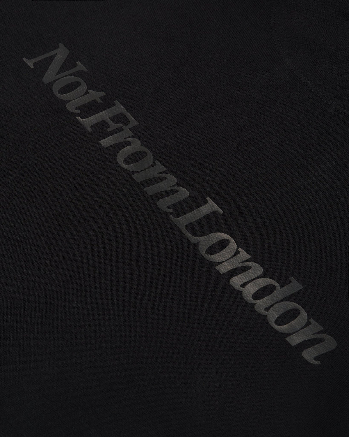 Not From London Hoodie Black