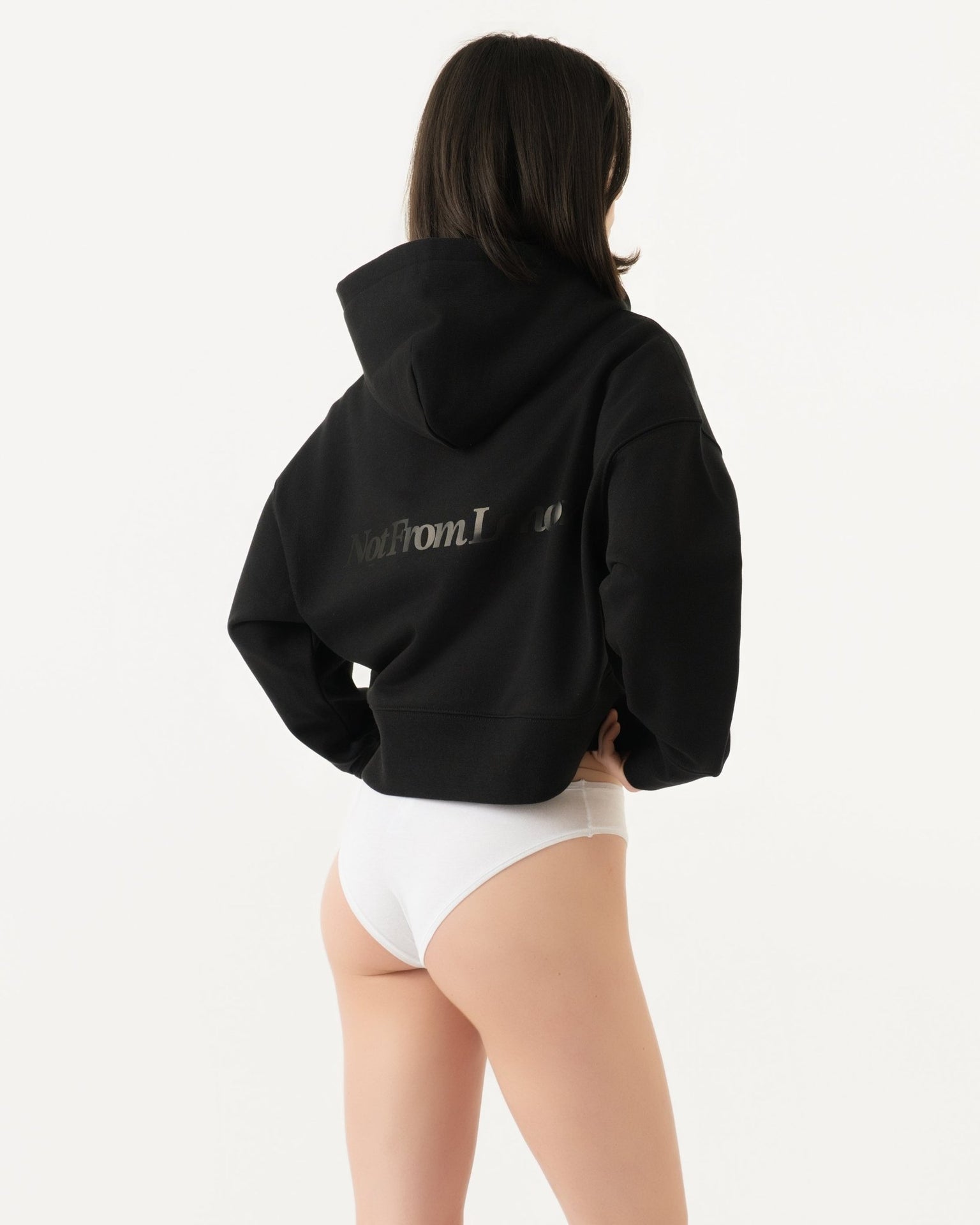 Not From London Hoodie Black