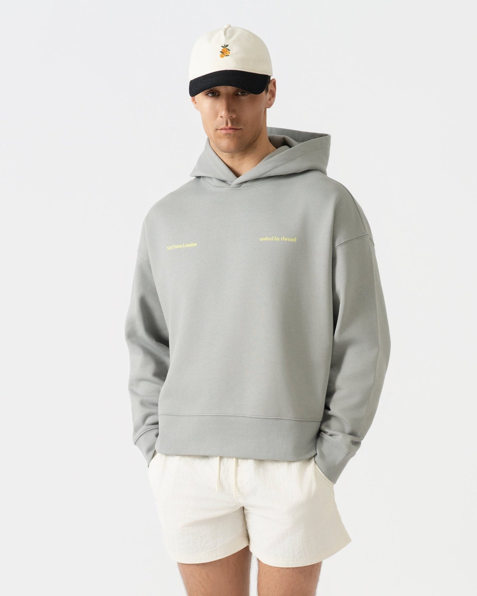 Not From London Hoodie Grey