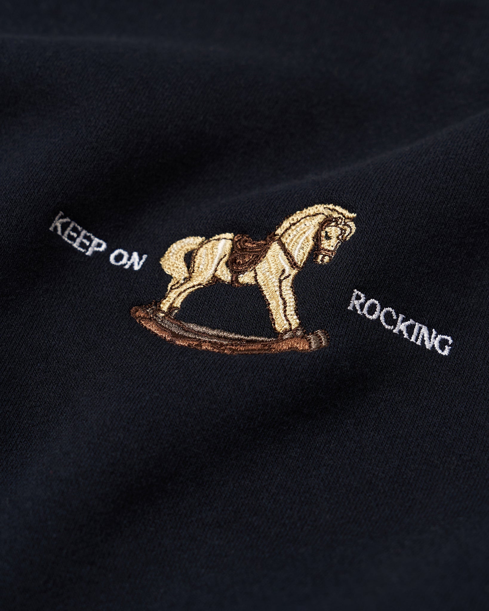 Rocking Horse Crewneck Navy