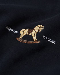 Rocking Horse Crewneck Navy