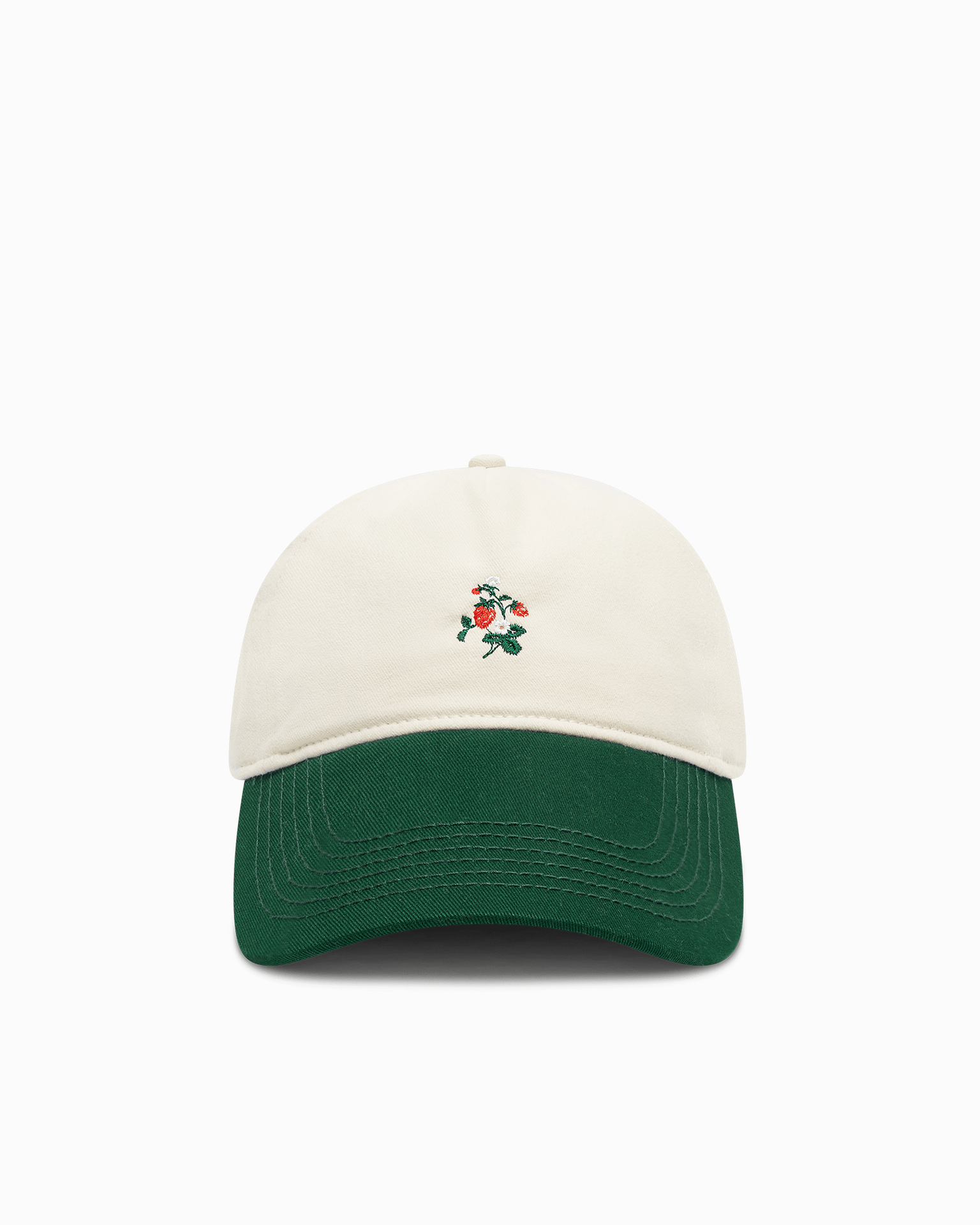 Strawberries Cap Green