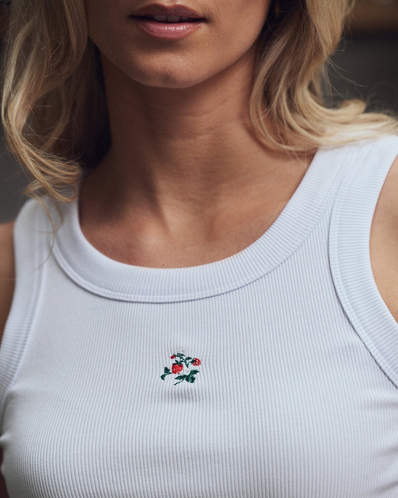 Strawberries Crop Top