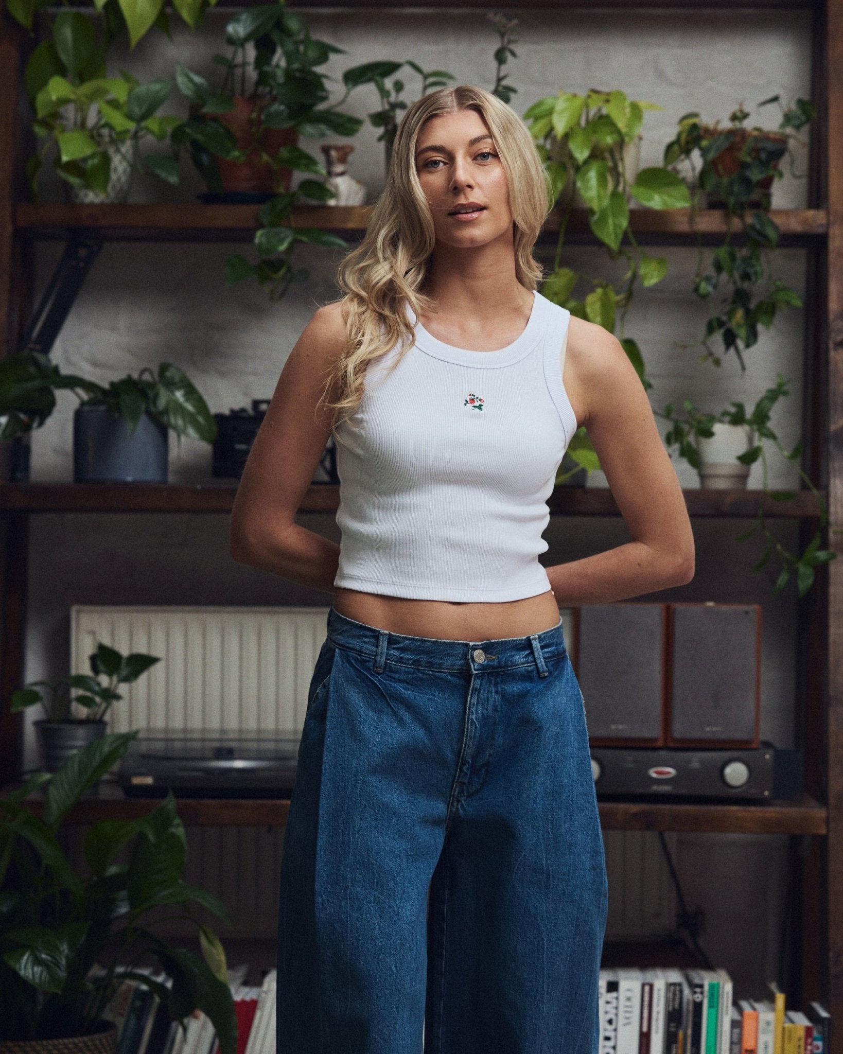 Strawberries Crop Top
