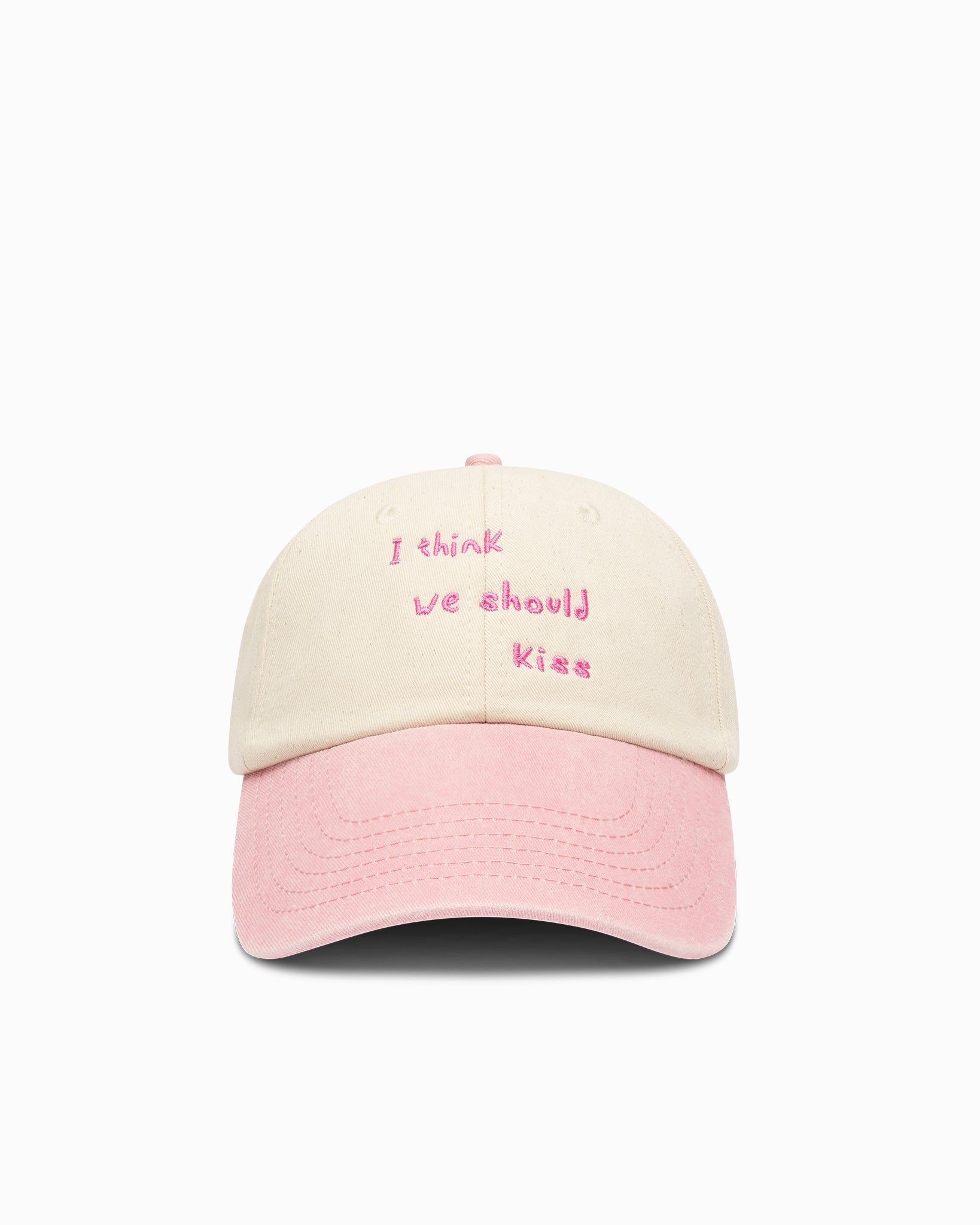 'We Should Kiss' Cap Pink
