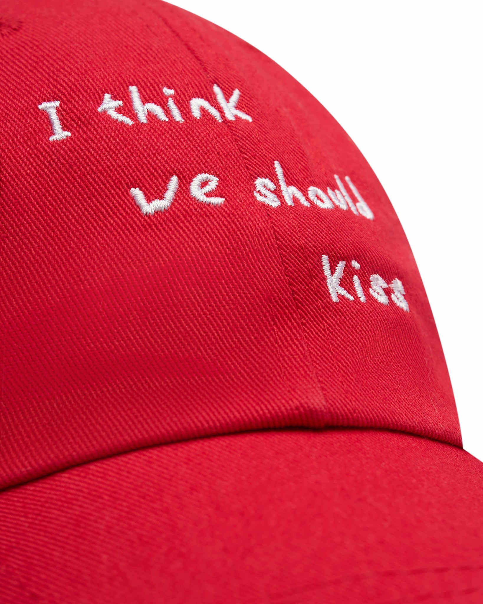 'We Should Kiss' Classic Cap Red