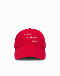 'We Should Kiss' Classic Cap Red